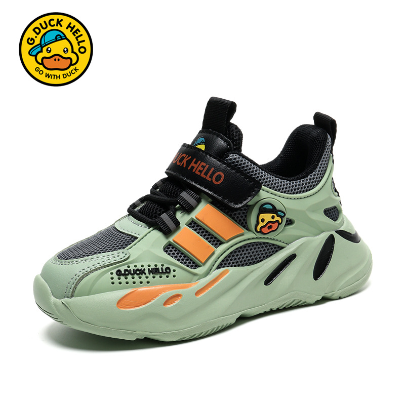 G.DUCK zapatos infantiles zapatos infantiles primavera y otoño 2025 nuevos zapatos casuales de malla de primavera para niños zapatos deportivos de niñas
