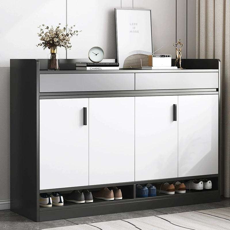 Тумба для обуви с интегрированной вешалкой для одежды, новая популярная модель 2025 года, шкаф для прихожей с обувницей.