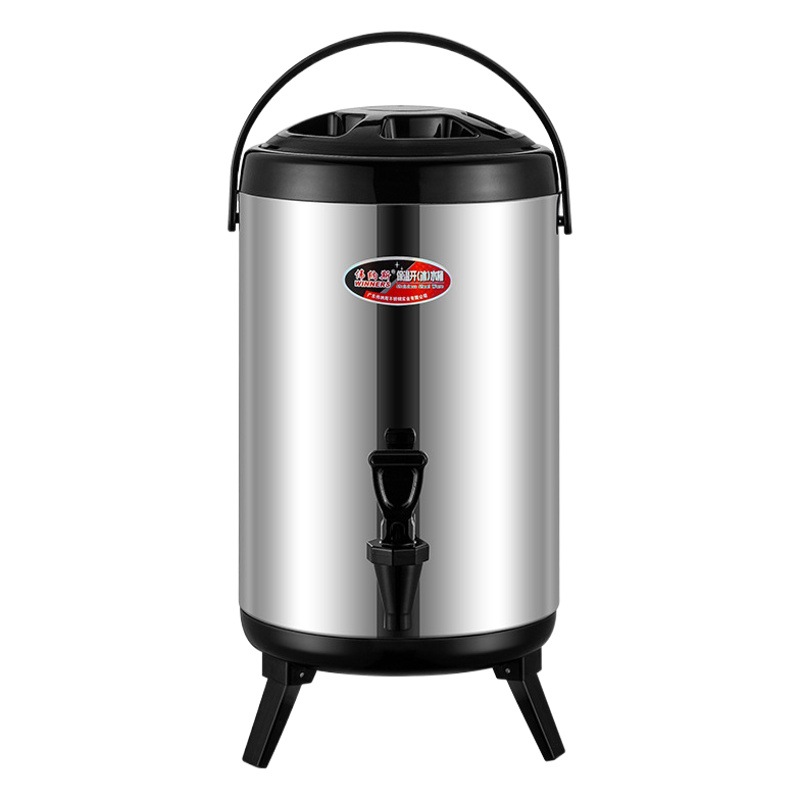 Commercial Stainless Steel Milk Tea Bucket Insulation Household Large Capacity 304 Milk Tea Bucket Milk Tea Shop Soymilk Bucket Wholesale