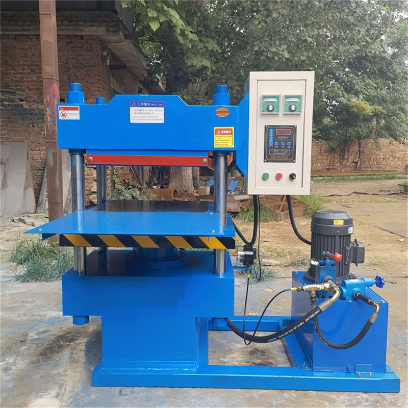 Rubber Oil Seal Vulcanizing Machine, Hydraulic Vulcanizing Machine for Seals, 50-Ton Four-Column Flat Vulcanizing Machine