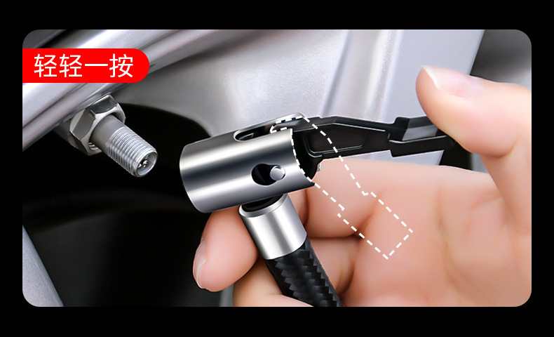 Automobile high-power car multifunctional portable electric dual-cylinder high-pressure tire inflator car inflator