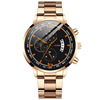 Fashionable steel belt, calendar, quartz watches, men's watch