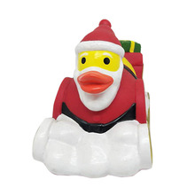 亚马逊跨境雪人鸭子搪胶洗澡圣诞节老人麋鹿儿童玩具礼物礼品活动