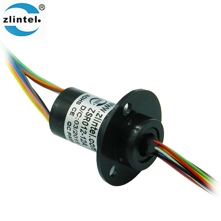 厂家直销导电滑环外径12.5mm12路2A帽式滑环集电环滑环导电环