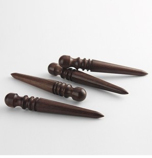 Ebony sanding stick leather leather goods stick DIY hand edge sealing polishing stick other abrasive tools