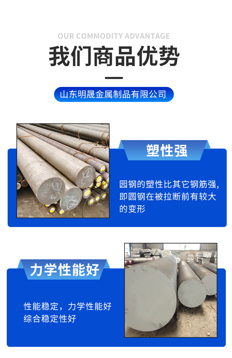 圆钢现货45号圆钢40Cr圆棒42crmo圆钢gcr15圆钢棒q355b钢棒冷拉钢-阿里巴巴