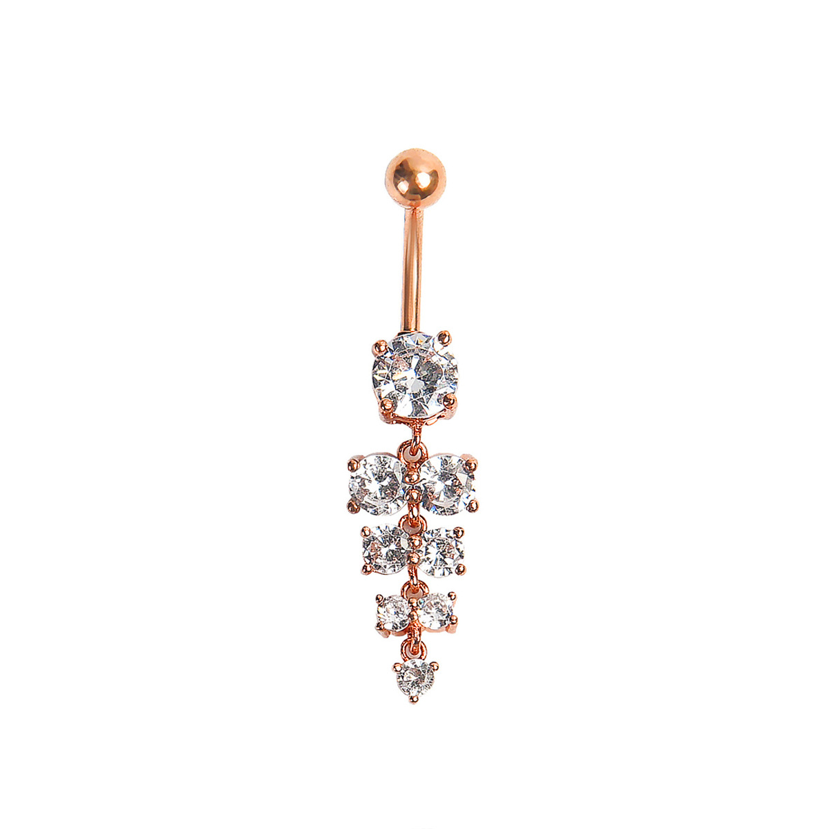 Exquisite Star-shaped Geometric Belly Button Ring For Women_voghion.com