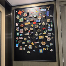 磁吸展示板小黑板冰箱贴防尘磁吸面板家用电表箱遮挡板挂式