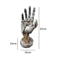 サイバーパンク ロボットハンド 樹脂工芸品 非常にクールなロボットハンド装飾品 クリエイティブな装飾品 未来