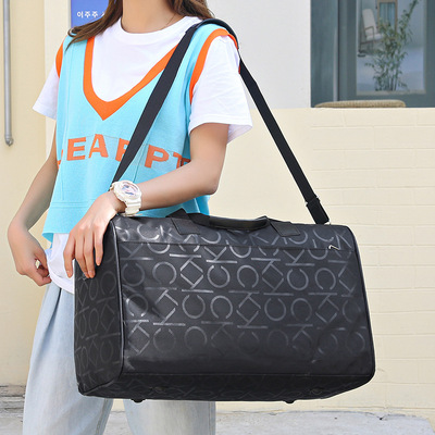 厂家批发新款休闲时尚旅行包游泳独立鞋舱健身包短途旅行行李袋