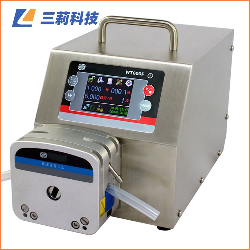 雷弗 WT600F分配智能型蠕动泵 KZ25泵头大流量药剂分装蠕动泵