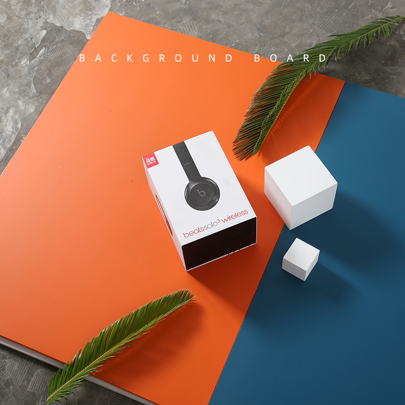 Photo double-sided background plate large size Morandi color system shooting solid color photography cosmetics products photo props