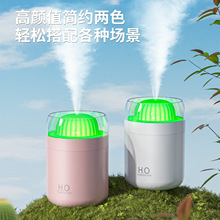 跨境新款仙人掌加湿器 车载加湿器桌面智能恒湿USB自动喷雾加湿器