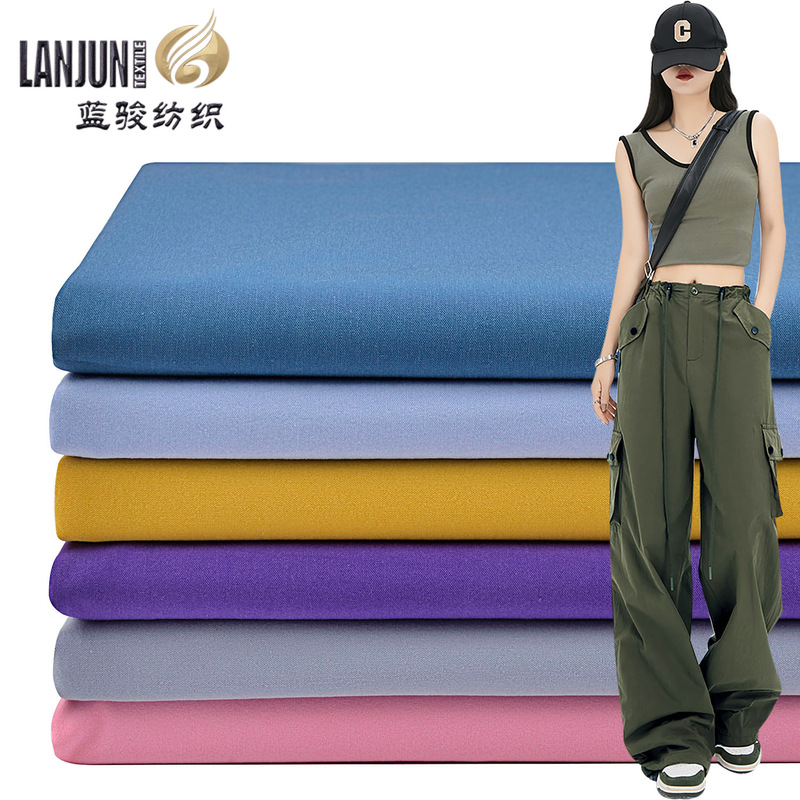 T400 cool silk cotton stretch cloth 80 plain ultra-fine denier fabric waterproof antistatic outdoor overalls fabric