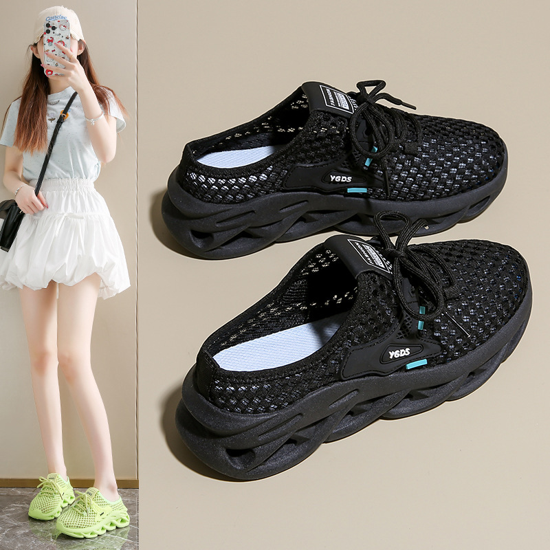 Hollow Breathable Mesh Shoes for Women 2026 Summer New Style Mesh Running Casual Versatile Wear-Resistant Sports Trendy Shoes Closed-Toe Shoes Hollow Breathable Mesh Shoes for Women 2026 Summer New Style Mesh Running Casual Versatile Wear-Resistant Sports Trendy Shoes Closed-Toe Shoes