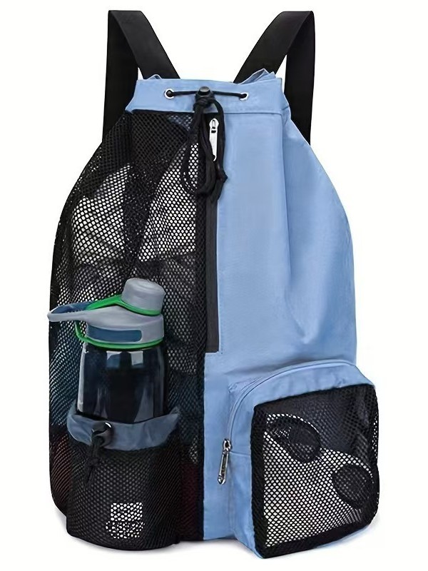 Bolsa de natación de malla mochila con bolsa húmeda mochila portátil al aire libre de playa gimnasio amazon mochila explosiva image 5