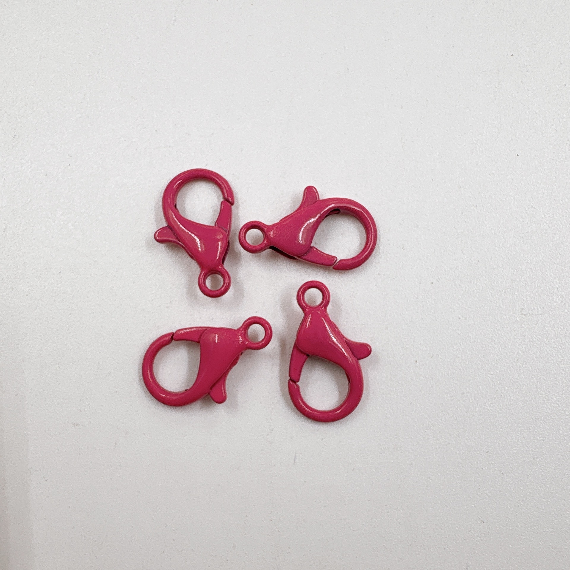 Pintura color langosta hebilla diy accesorios de joyería perro hebilla llavero caramelo color aerosol pintura aleación de zinc hebilla de la langosta