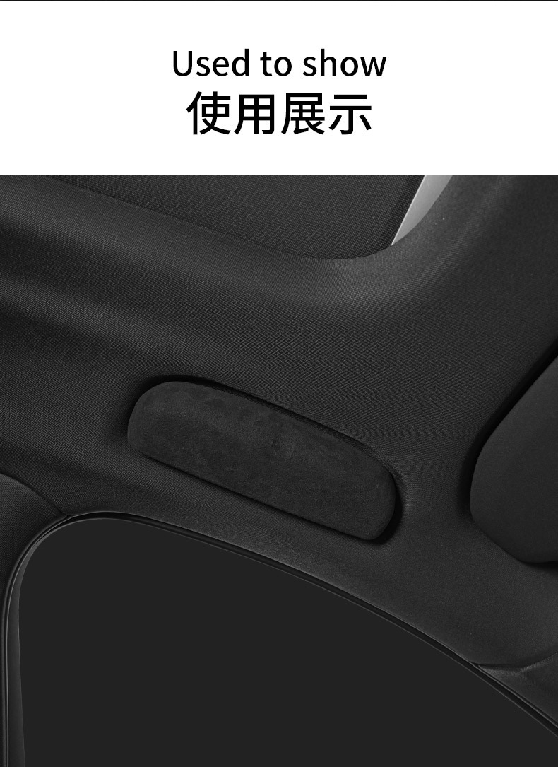 Suitable for Suede Leather Car Interior Glasses Case Clip for Volvo Xc60/Xc90/V90/S90 Models from 18-26