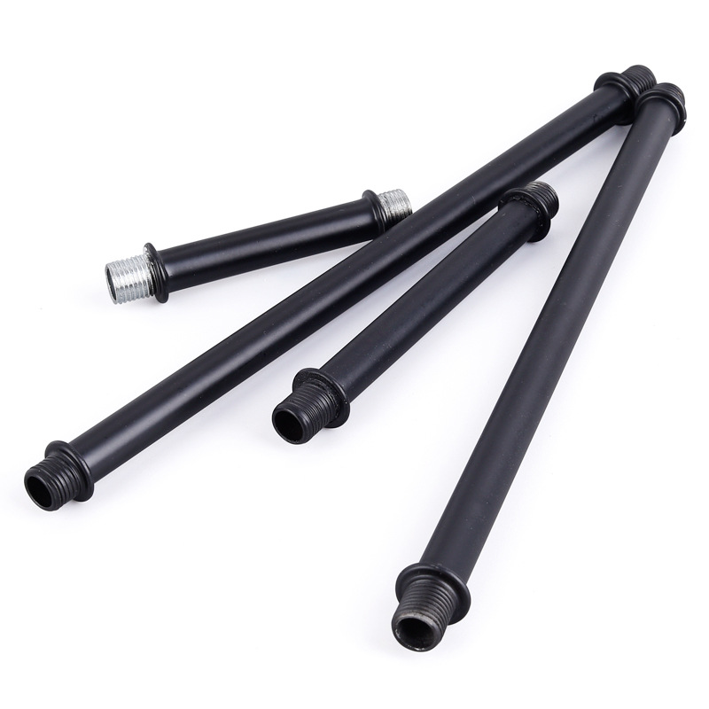 Lámpara de mesa tubo de conexión lámpara de mesa Barra de pintura en aerosol doble cabeza de paliza tubo blanco y negro tubo dental de dos cabezas hueco artesanía doble cabeza de paliza