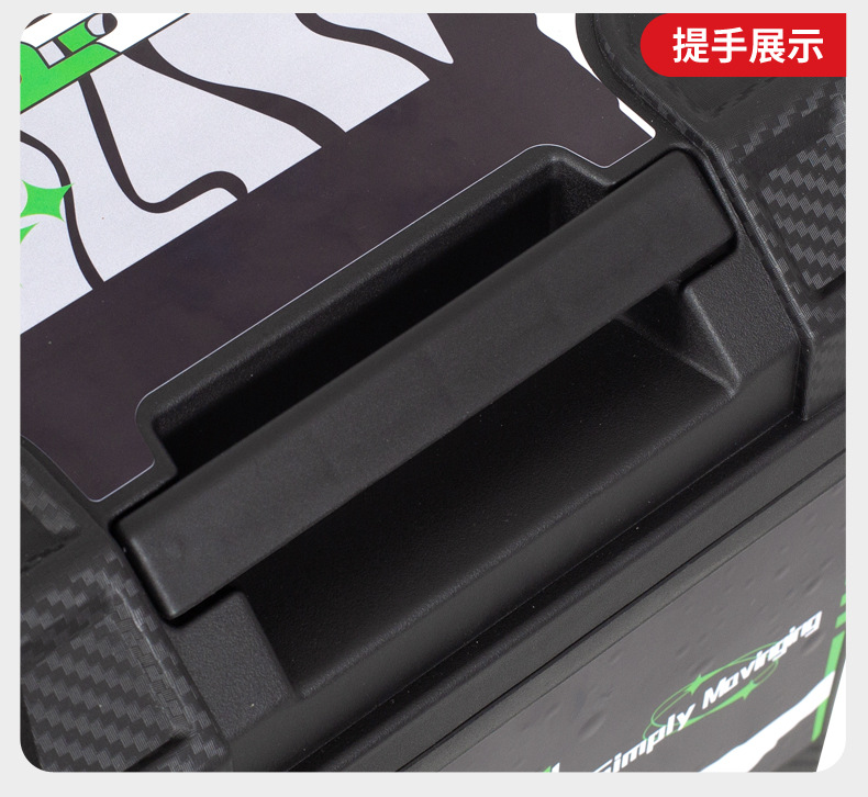 Cross-border motorcycle and electric vehicle rear trunk, special motorcycle trunk, large capacity, exclusively for cross-border use