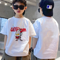 2023 New Short Sleeve T-Shirt for Boys' Summer Children's Clothing, Cartoon Superhero T-Shirt for Boys 