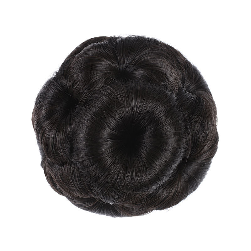 Peluca de pelo bolsa clip flor corsé nueve flor peluca bolsa mullida simulación pelo updo pelo tocado en stock venta al por mayor