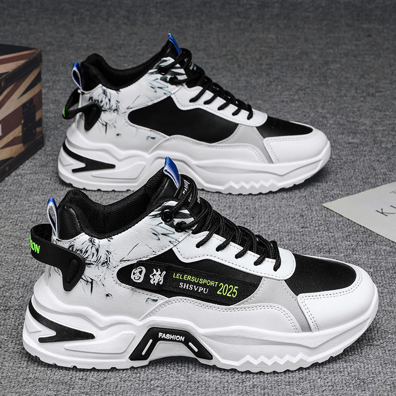 Pitian zapatos de hombre otoño y invierno 2023 nuevos zapatos de alta altura zapatos deportivos casuales para hombres zapatos de carrera de moda para hombres