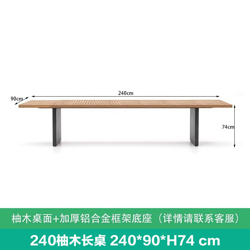 Combinación de sofá de ocio nórdico Patio al aire libre Villa Impermeable Sunscreen Garden Sunshine Room Muebles de ratán al aire libre