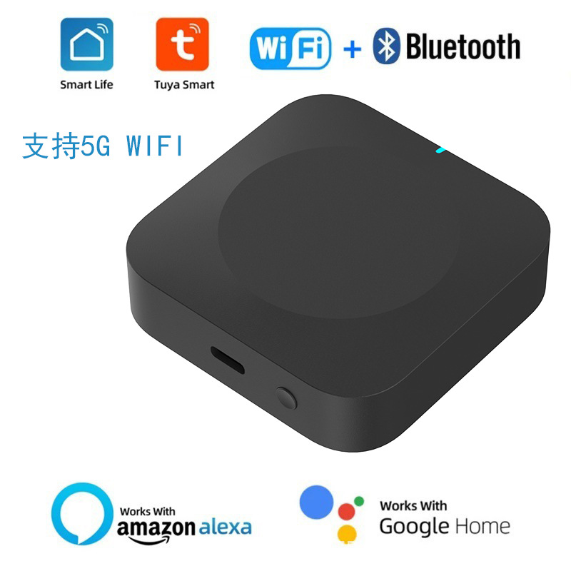 Puerta de enlace de graffiti Controlador remoto inalámbrico automático hogar inteligente con cable inteligente zigbee puerta de enlace multimodo Bluetooth