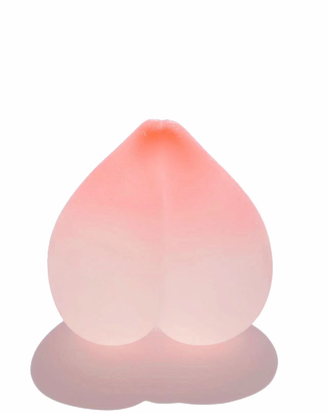 Transparent Peach Aircraft Cup TPE Male Masturbator with Decompression Mimi Ball — detail image 5