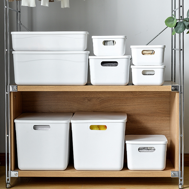 Japanese Style Plastic Storage Box Desktop Sundries Storage Basket Cosmetics Storage Basket Kitchen Bathroom Storage Box Underwear Box Japanese Style Plastic Storage Box Desktop Sundries Storage Basket Cosmetics Storage Basket Kitchen Bathroom Storage Box Underwear Box