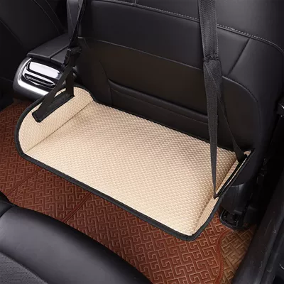 Universal Foot Pad: for Rear Seats, Suitable for - ice-silk-beige-plastic-hollow-board-environmentally-friendly-and-durable