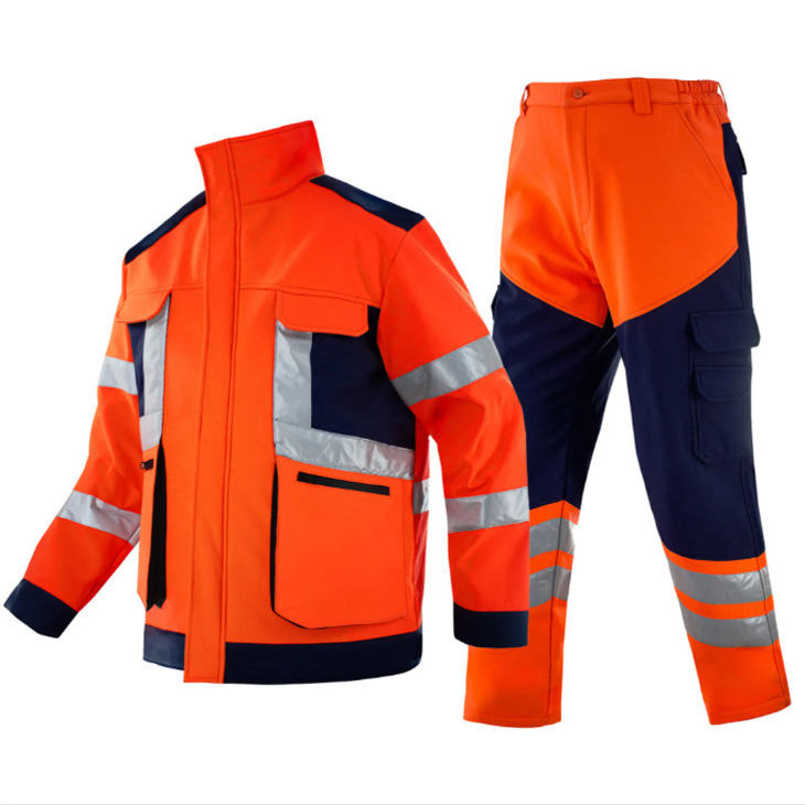 Custom High Quality Reflective Jacket Winter Security Reflective Road Clothing Suit Custom Workwear Paidaen Clothing