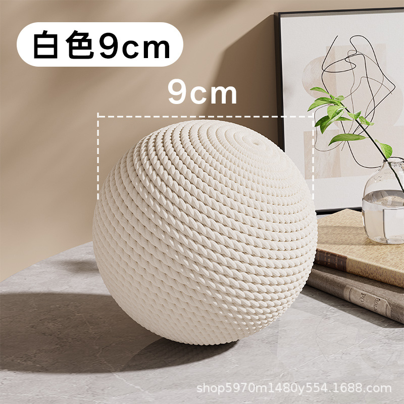 9cm 흰색 사이잘 볼
