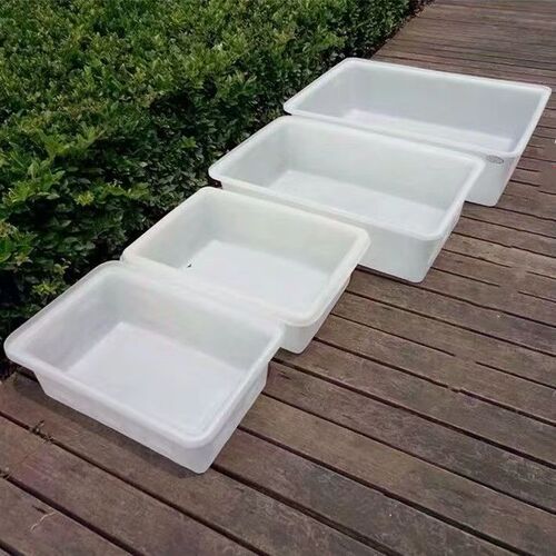Food-grade beef tendon plastic water tank, large rectangular shallow tank, household aquaculture tank, fish farming tank, long basin.