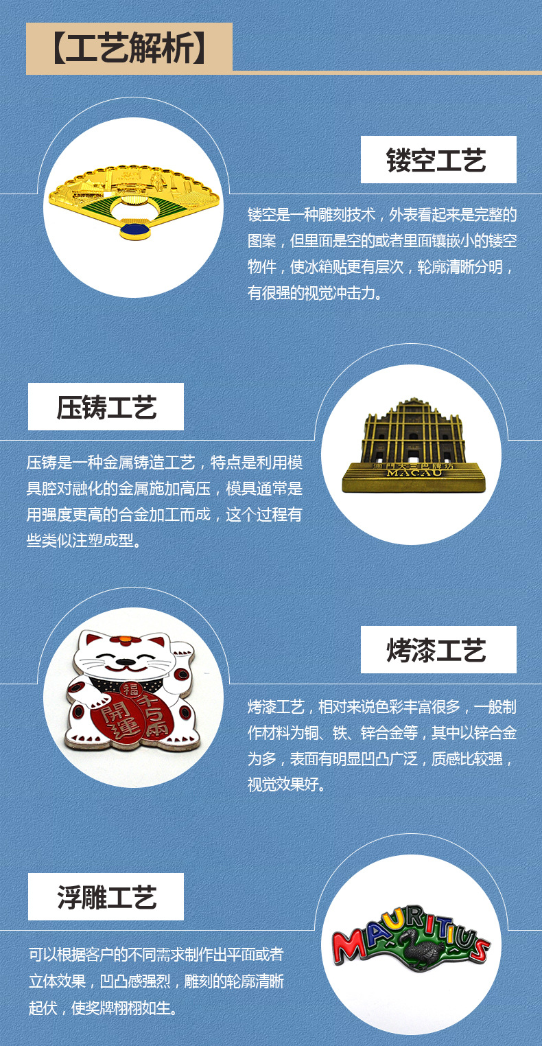 景区冰箱贴定制