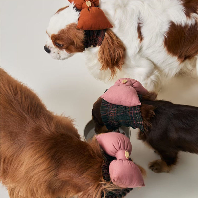 Large Ear Dog Ear Covers and Headgear for American Cocker Spaniel and Cocker Spaniel, Breathable and Anti-Dirt for Outdoor Dining, New Chinese Style Large Ear Dog Ear Covers and Headgear for American Cocker Spaniel and Cocker Spaniel, Breathable and Anti-Dirt for Outdoor Dining, New Chinese Style