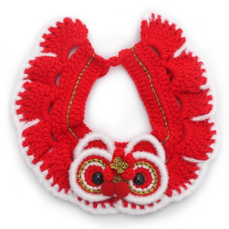 Collar de gato collar decoración de mascota perros muñecas adorables joyas de Navidad de Año Nuevo collar de gato