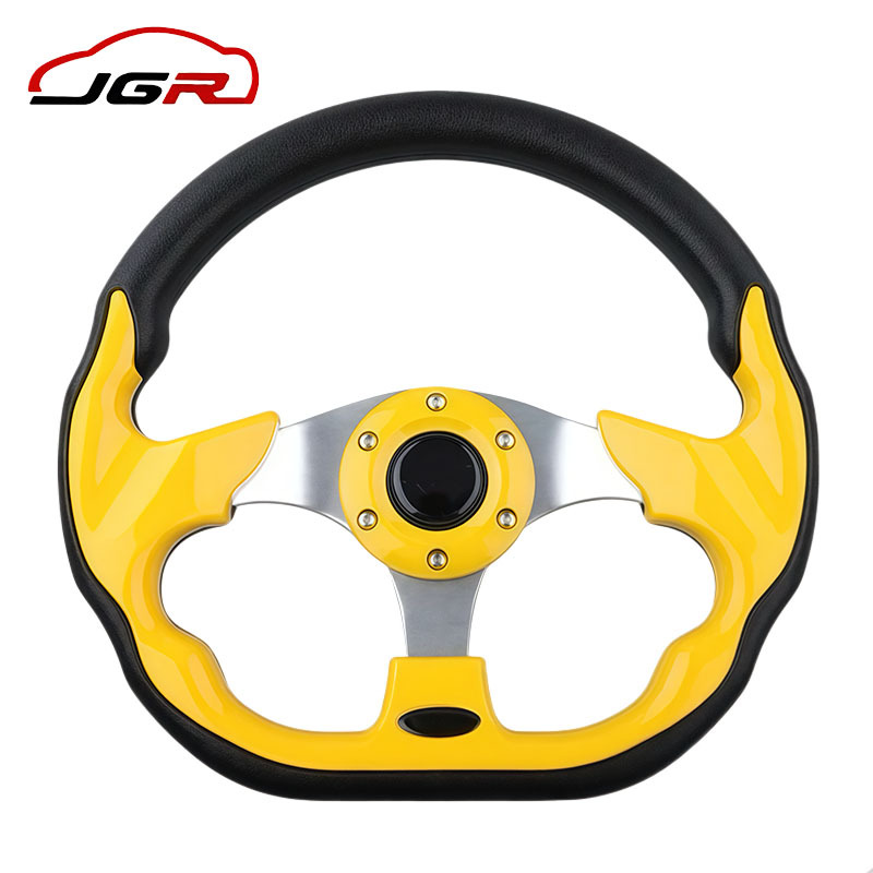Car modification PU steering wheel, personalized racing game kart 13-inch 320mm racing amusement car steering wheel