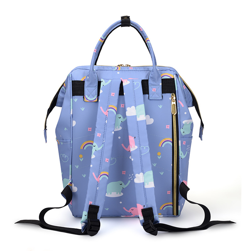 跨境媽咪包新款多功能寶媽尿布待產收納包大容量奶瓶保溫母嬰包