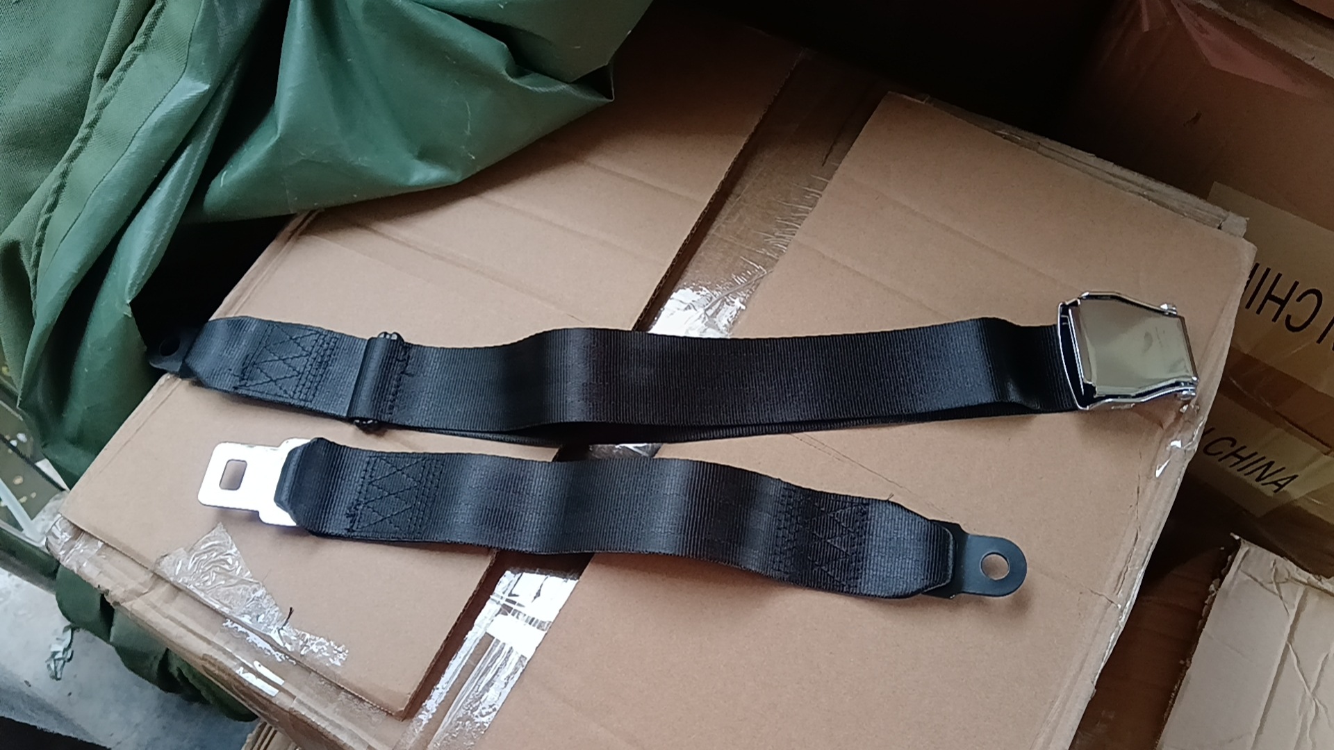 Airplane Two-Point Safety Belt Passenger Car Aircraft High-Speed Rail Aviation Seat Safety Belt Amusement Equipment Belt Safety Belt
