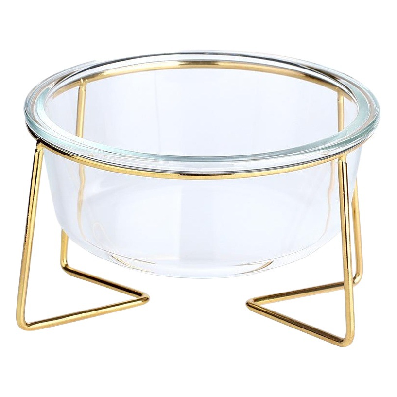 Nórdico creativo hogar vajilla de vidrio sopa tazón de fideos fruta merienda postre ensalada tazón Pet Bowl gato tazón de comida tazón de perro