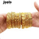 Jamila Dubai Bride 24K Gold Plated Hollow Copper Bracelet Women's Bag Gold Jewelry Gold Plated Vietnamese Sand Gold Bracelet