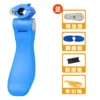 Blue + no punching + anti-slip pad + suitable for 8.7-11 cm circumference