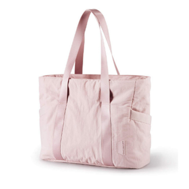 2024 New Women's Handbag Large Shoulder Bag Top Handle with Yoga Mat Buckle Suitable for Health