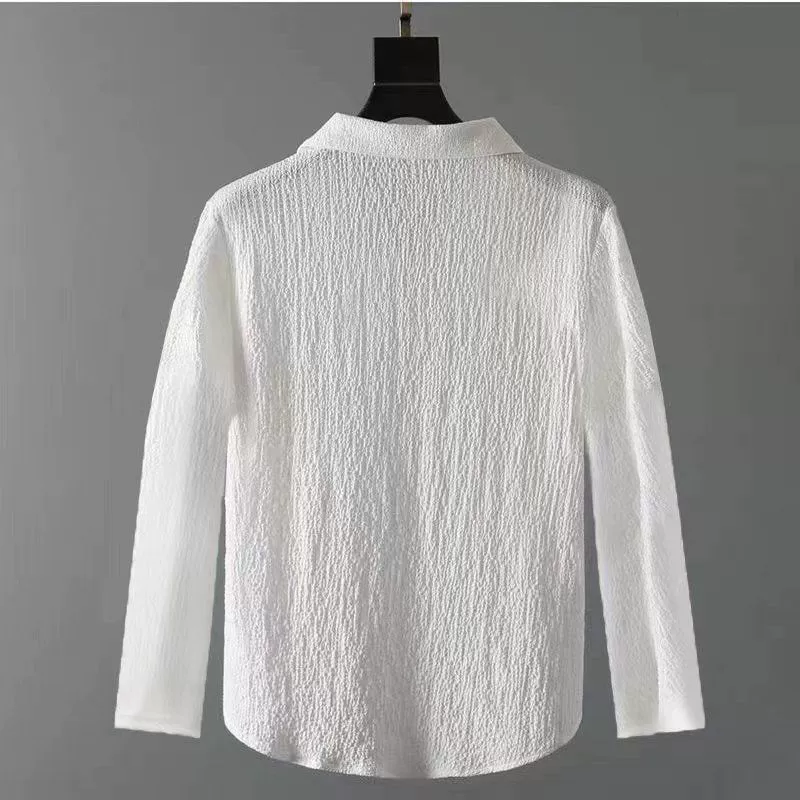 Light and thin demi-season set, shirt, Spring/Fall 2024 model