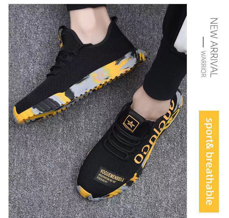 鞋子男款 透气夏季男士跑步椰子潮鞋休闲运动鞋批发