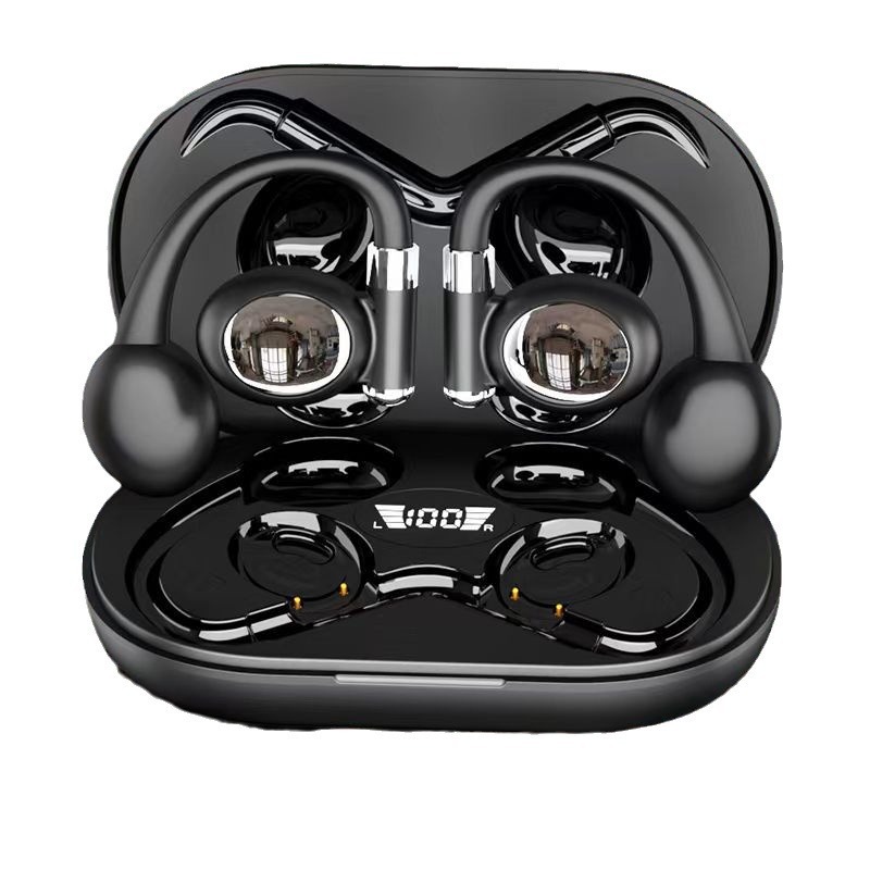 国境を越えた新型ows耳掛け式無線bluetoothイヤホンenc双麦騒音低減長航続運動オープンイヤホン|undefined