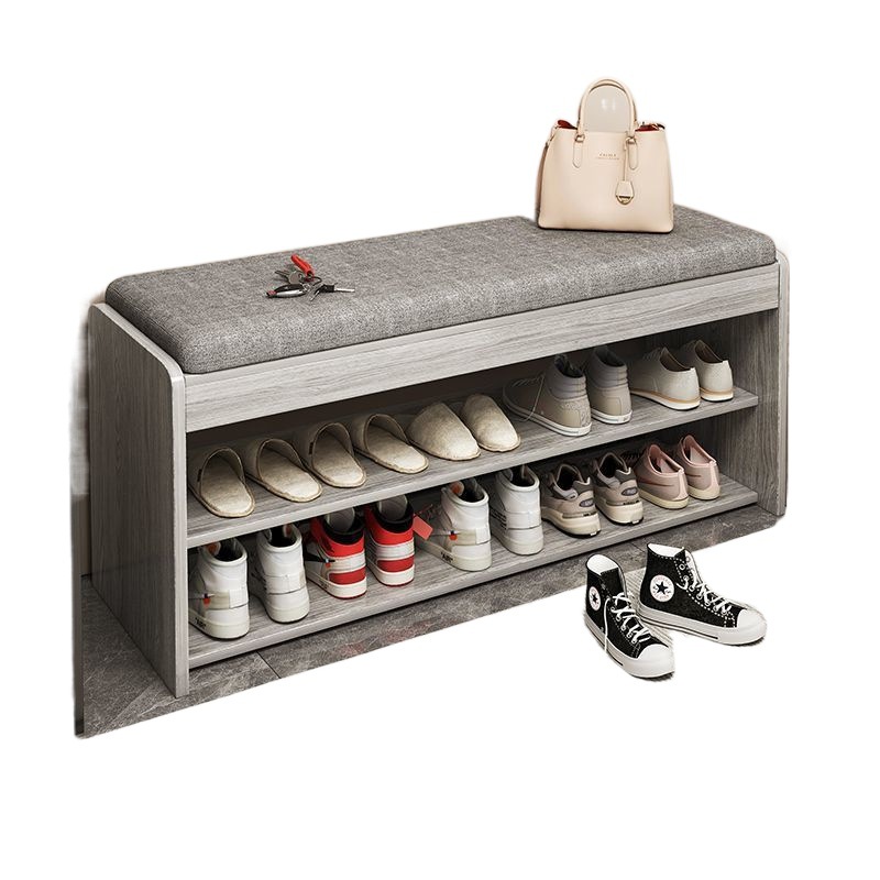 Taburete de cambio de zapatos en la puerta, taburete, zapatero, hogar integrado, almacenamiento simple, zapatero, bolsa suave, puerta, taburete de zapatos