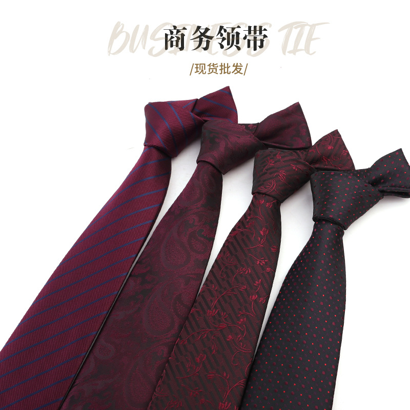 Dark purple fuchsia retro men's fashionable tie